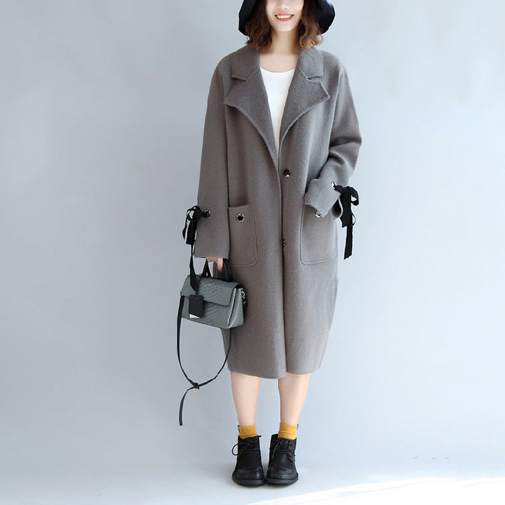 Drune | Woll-Trenchcoat Übergrößen Windbreaker-Jacken