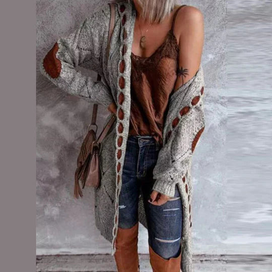 Drune | Modische Strickjacke mit Kapuze