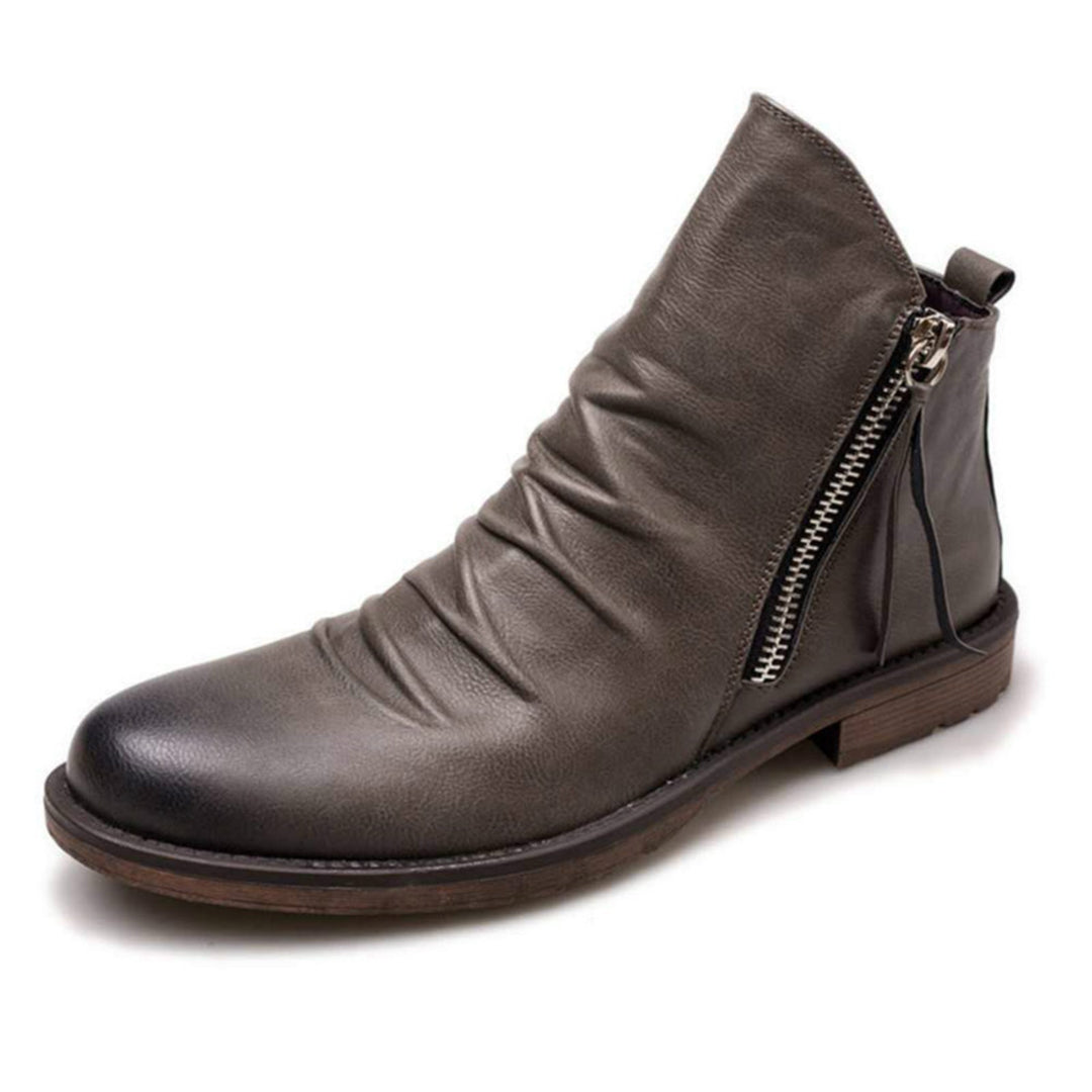 Drune - Lässige Herbst Stilvolle Stiefel mit Reißverschluss für Männer