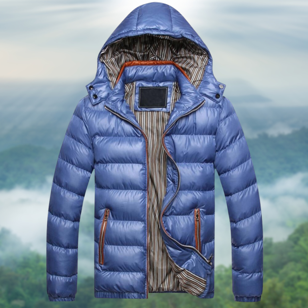 Drune | Wintermantel mit Kapuze aus steppmaterial