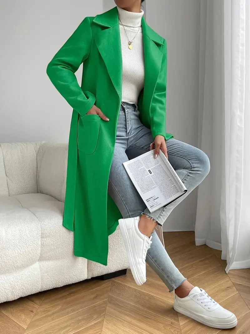 Drune | Langer Mantel Chic Zeitloser Stil Ideal für den Winter