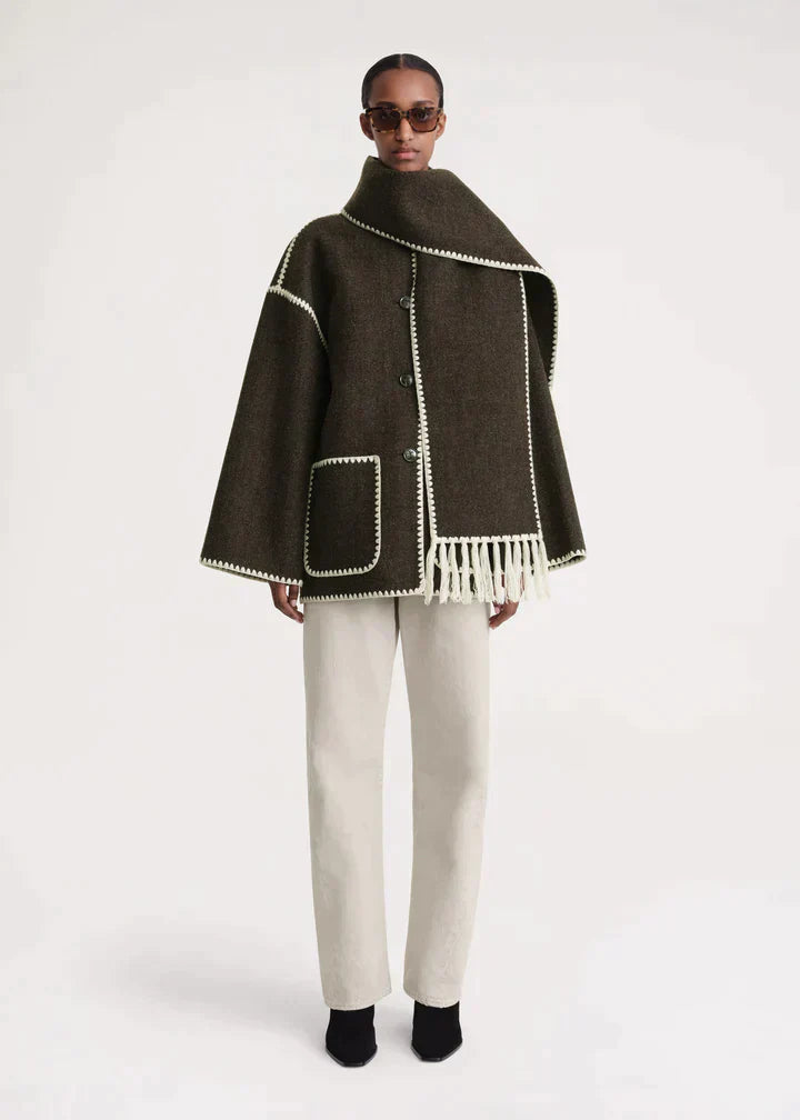 Drune | Luxe Jacke Mit Schal