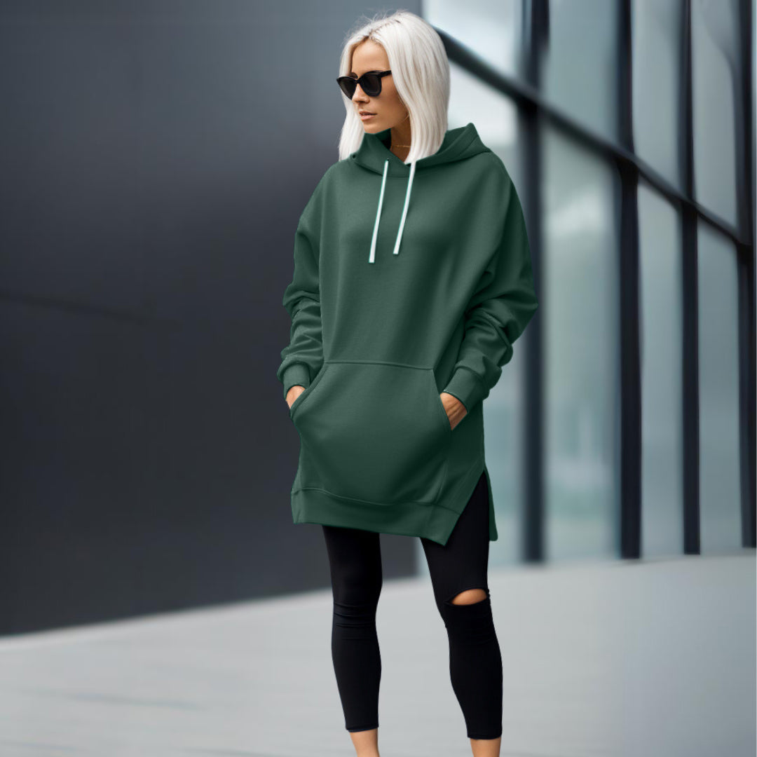 Drune | Elegantes Oversized-Kleid mit Kapuze