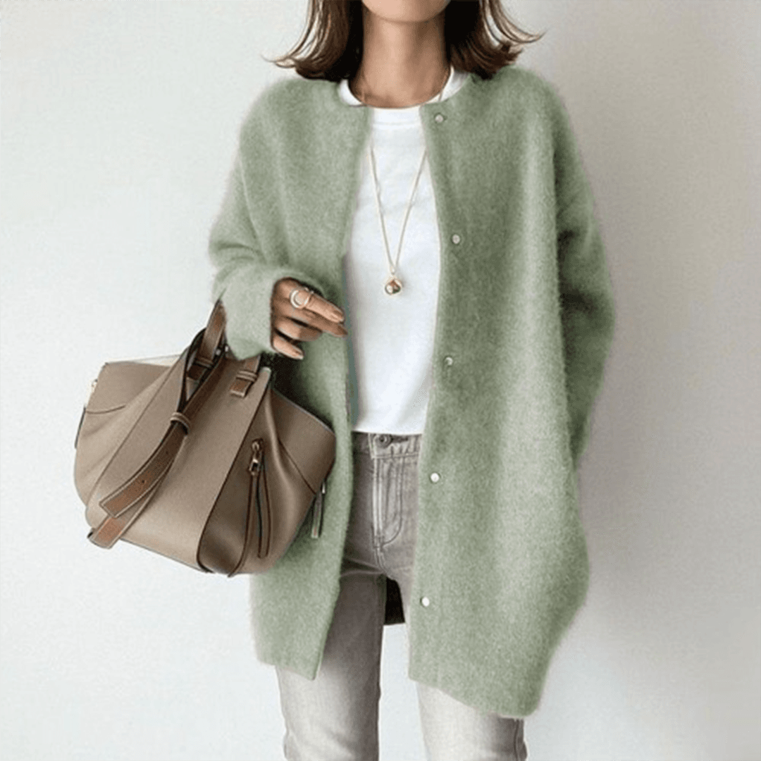Drune | Damen-Cardigan Elegante Weiche Textur Perfekt für Alle Anlässe