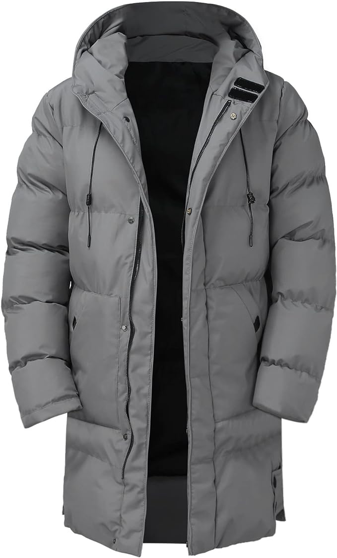 Drune | Winterjacke Herren lang dick