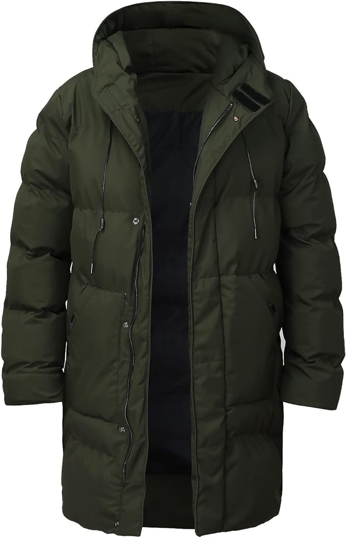 Drune | Winterjacke Herren lang dick