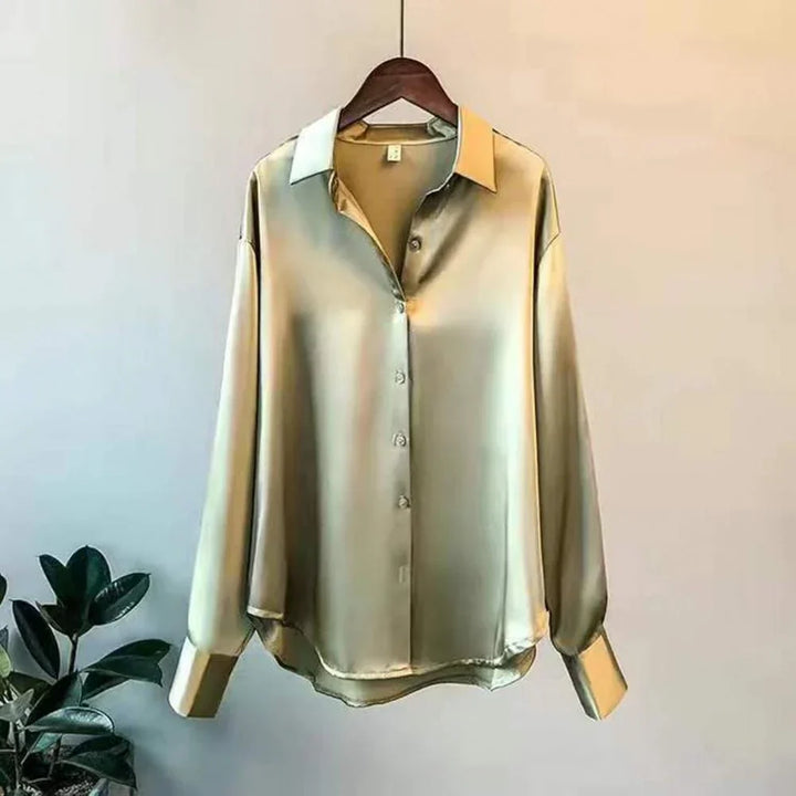 Drune | Luxe Schicke Bluse Aus Seide