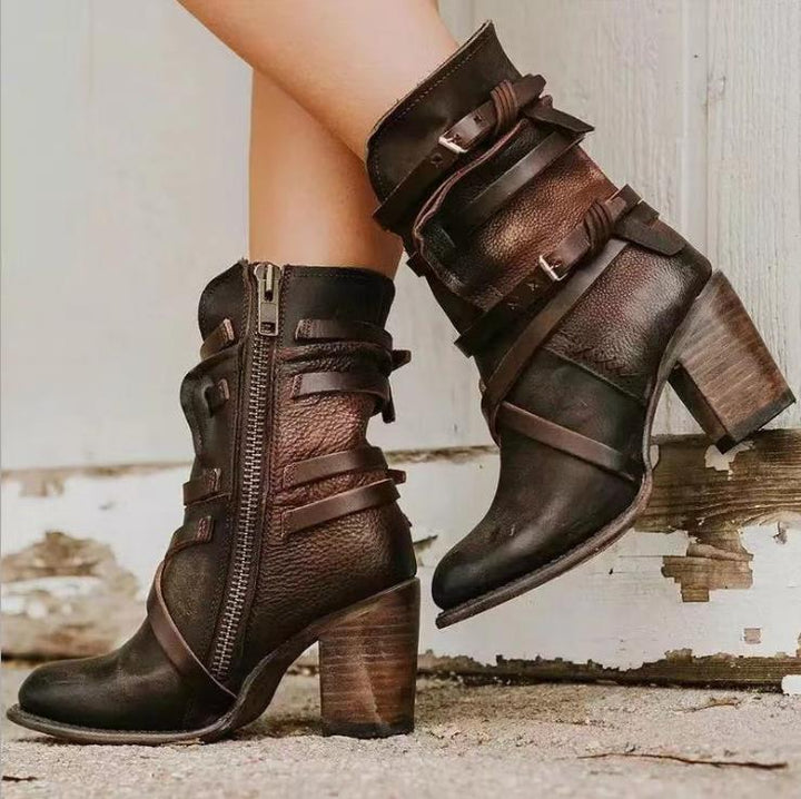 Drune - Damen Lederstiefel
