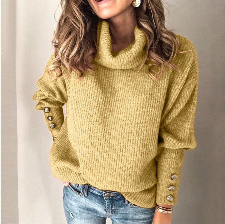 Drune | Oversized Warme Damen Rollkragenpullover