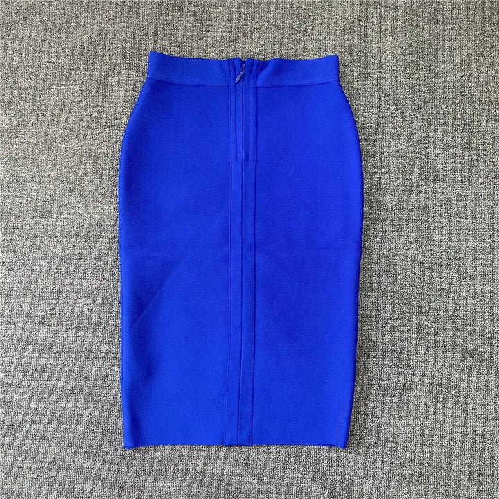 Drune | Frauen Neue Rayon Bandage Rock Elegante Bleistiftrock Berühmte Sexy Club Party Kleidung Vintage Vestios