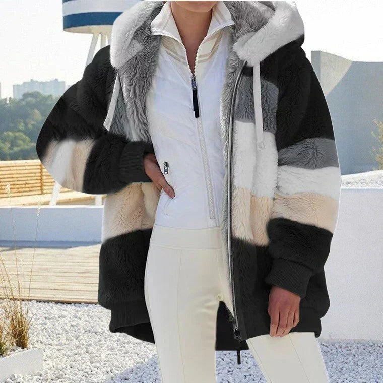 Drune | warmer und eleganter pelzmantel für damen