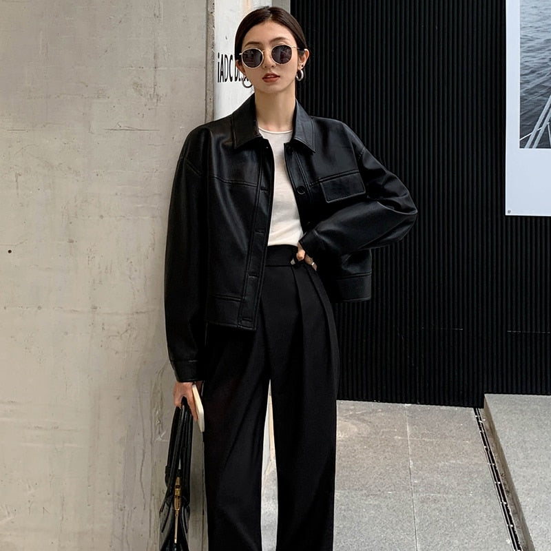 Drune | Lederjacke Mit Edlem Schnitt