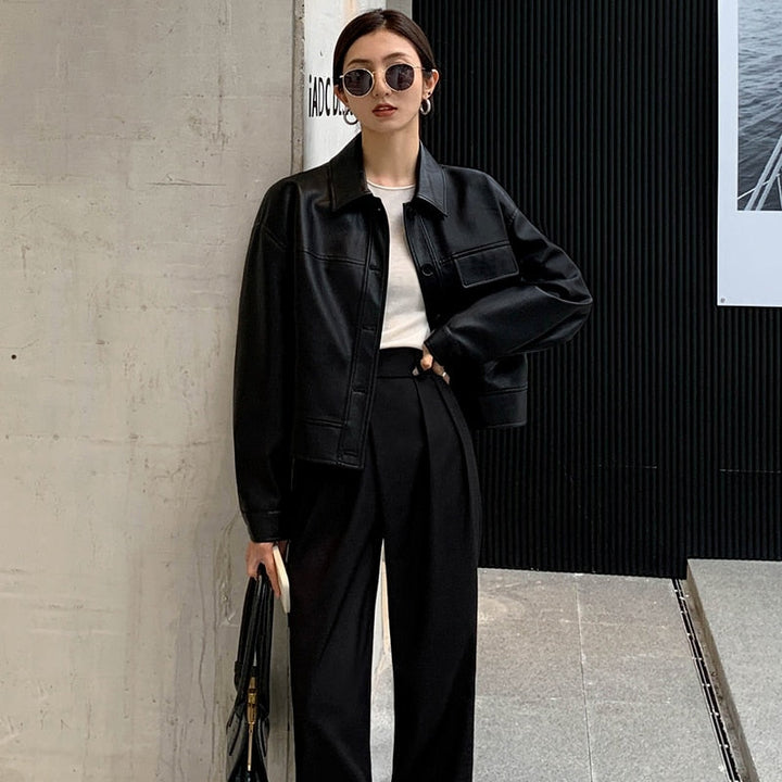 Drune | Lederjacke Mit Edlem Schnitt