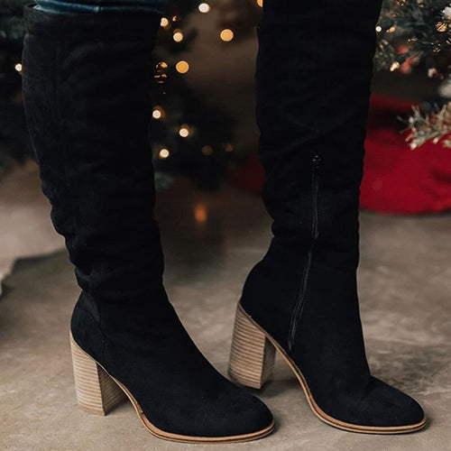 Drune - Hochhackige Kniestiefel Für Frauen