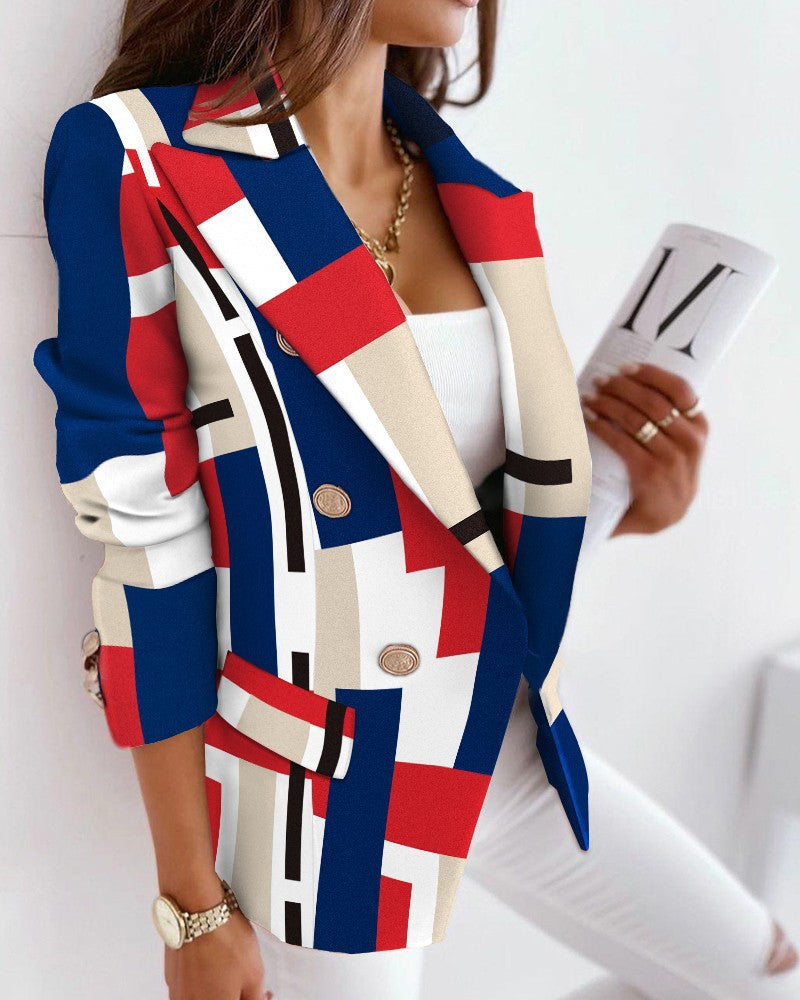 Drune | Blazer mit Schlangenprint für Damen