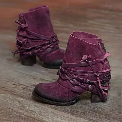 Drune | Boho Wickelstiefel