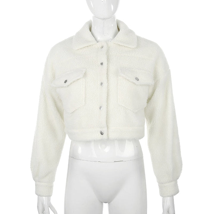 Drune | Kurze Jacke aus synthetischer Schafwolle