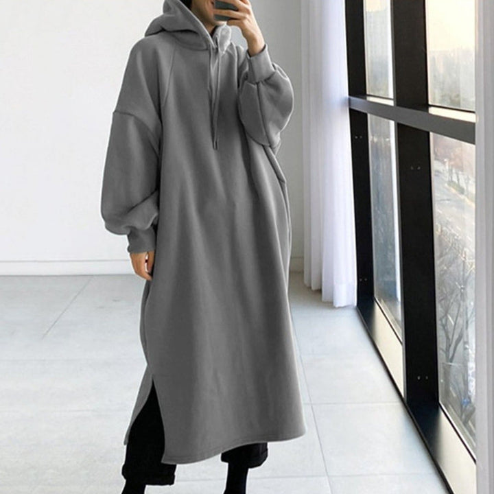 Drune - Lässiger Langarmpullover mit Kapuze