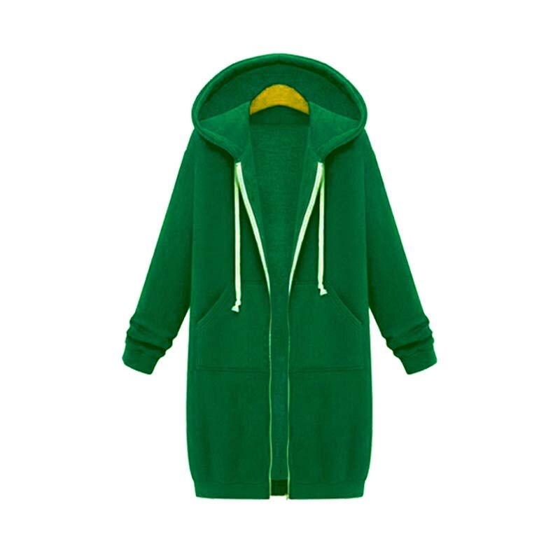 Drune | Chic Lange Sweatshirt-Jacke