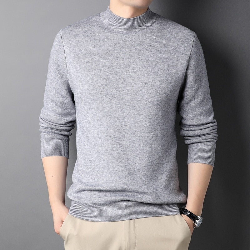 Drune | Pullover - Herren Pullover mit Halbrolkragen aus feiner Strickware