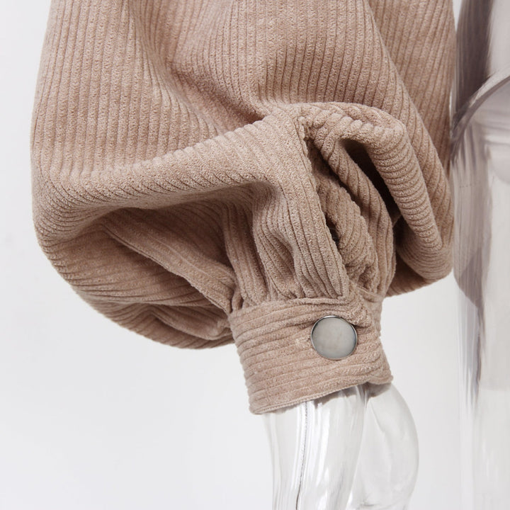 Drune | Cord Crop Jacke Herbstmode