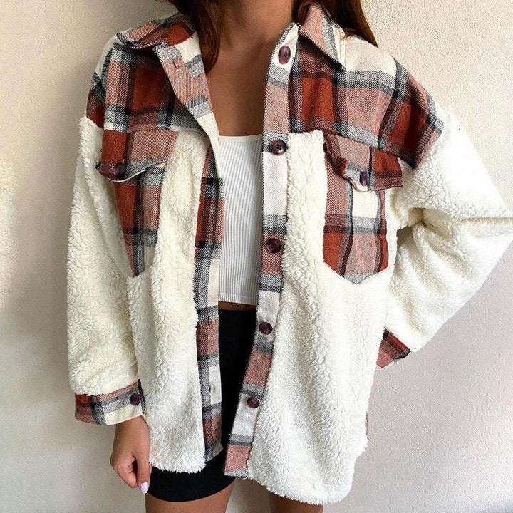Drune | Wolle Lammkarierte Jacke