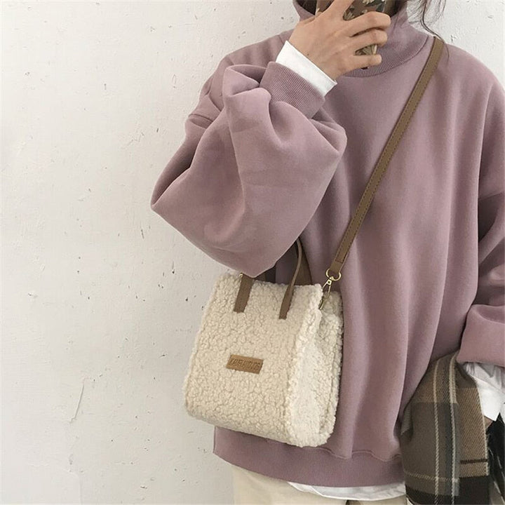 Drune | Teddy Schultertasche - Perfekt um deinen Teddy-Mantel zu begleiten