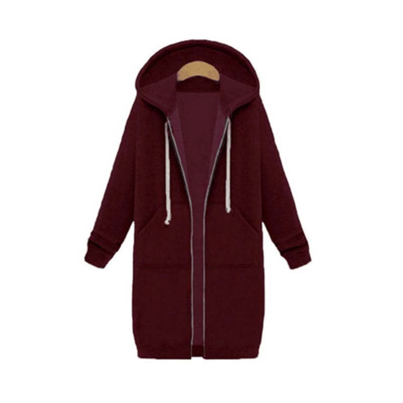 Drune | Chic Lange Sweatshirt-Jacke
