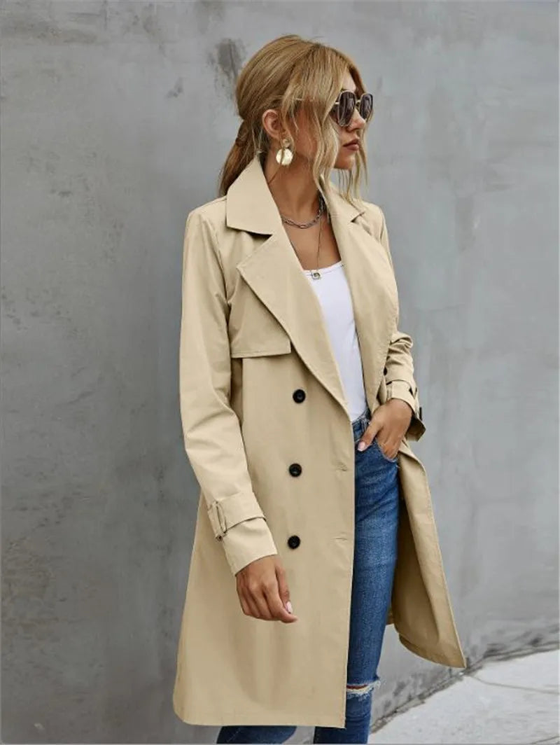 Drune und Winter Trenchcoat Jacke Damen