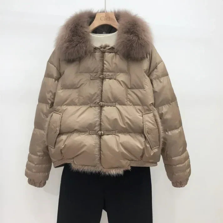 Drune | Bauschjacke Rosarot