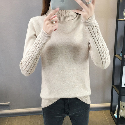 Drune | Weicher Hochgeschlossener Pullover Mit Kaschmir Gefühl