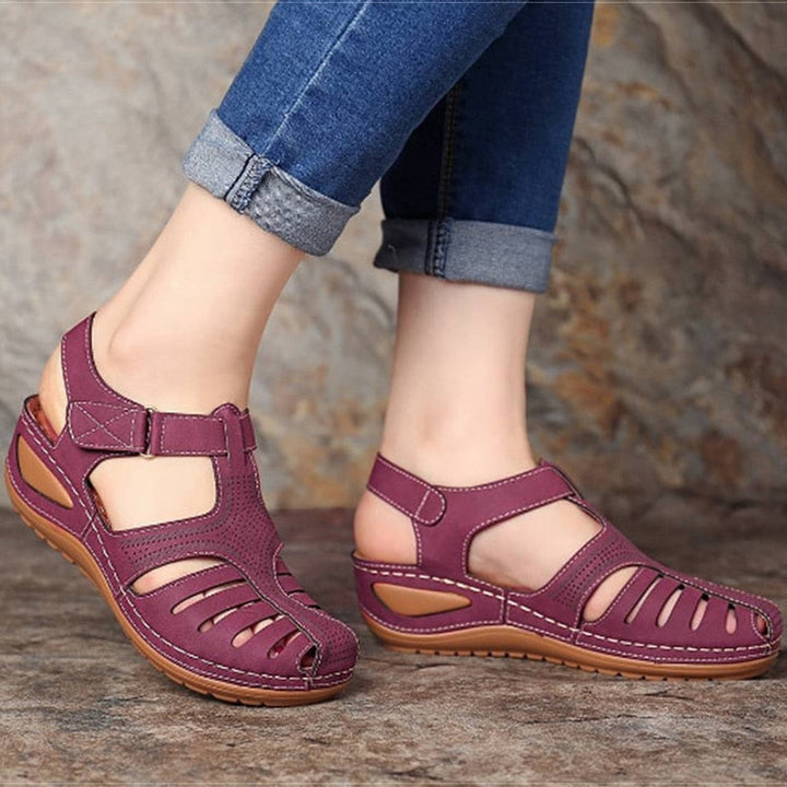 Drune | Geschlossen Damen Klettverschluss Sandalen Und Absatz
