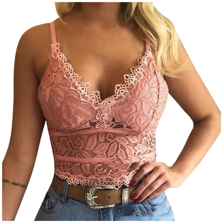 Drune | Verführerisches Spitzen Bralette Crop Top