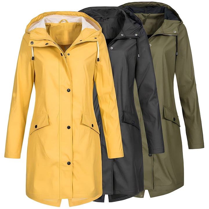 Drune | Lange wasserdichte Jacke