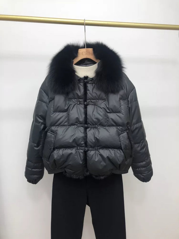 Drune | Lockere Pufferjacke - Warm & Vintage