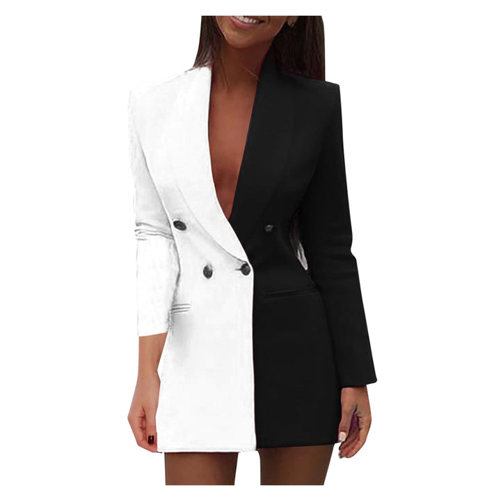 Drune | Zweifarbiger Blazer-Kleid