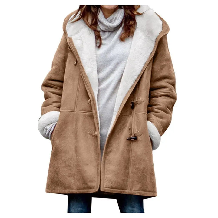 Drune | Fleece - Wildlederjacke