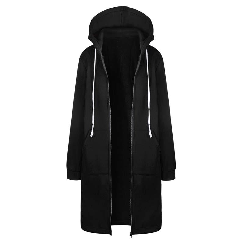 Drune | Chic Lange Sweatshirt-Jacke