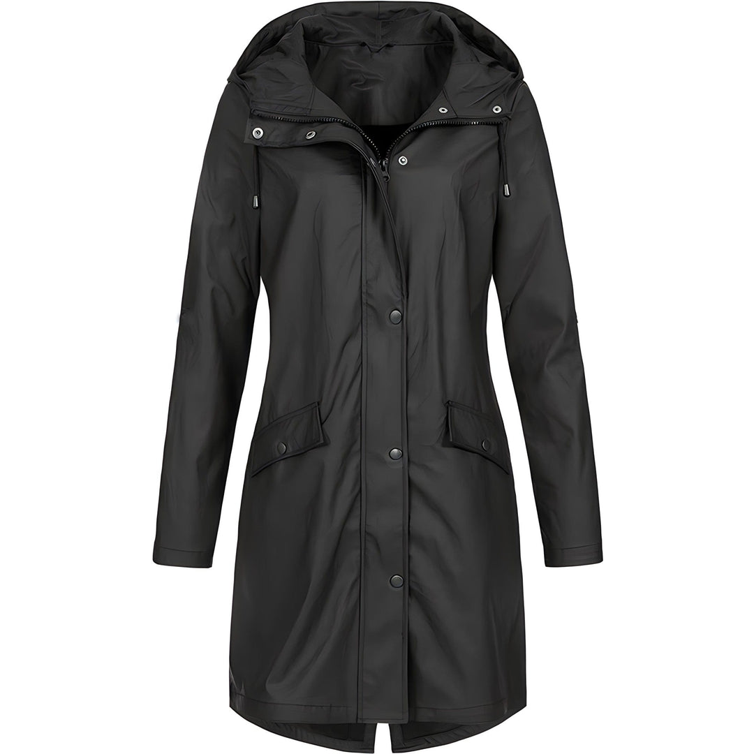 Drune | Lange wasserdichte Jacke