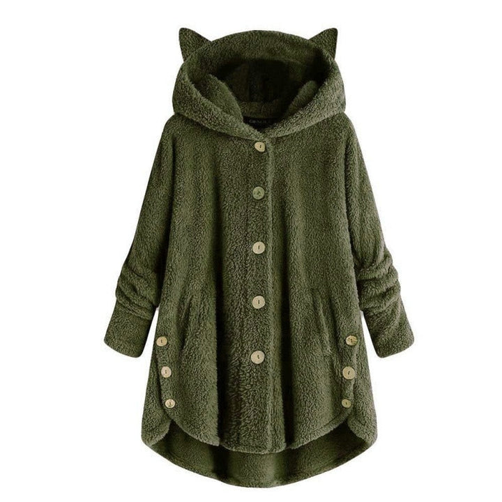 Drune | Plüsch Gefütterte Katzenjacke