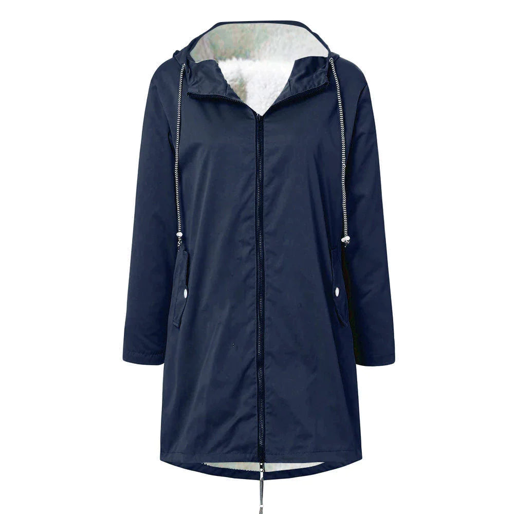 Drune | Wasserdichter Fleece-Pullover mit Kapuze für Frauen Perfekt für Herbst Winter