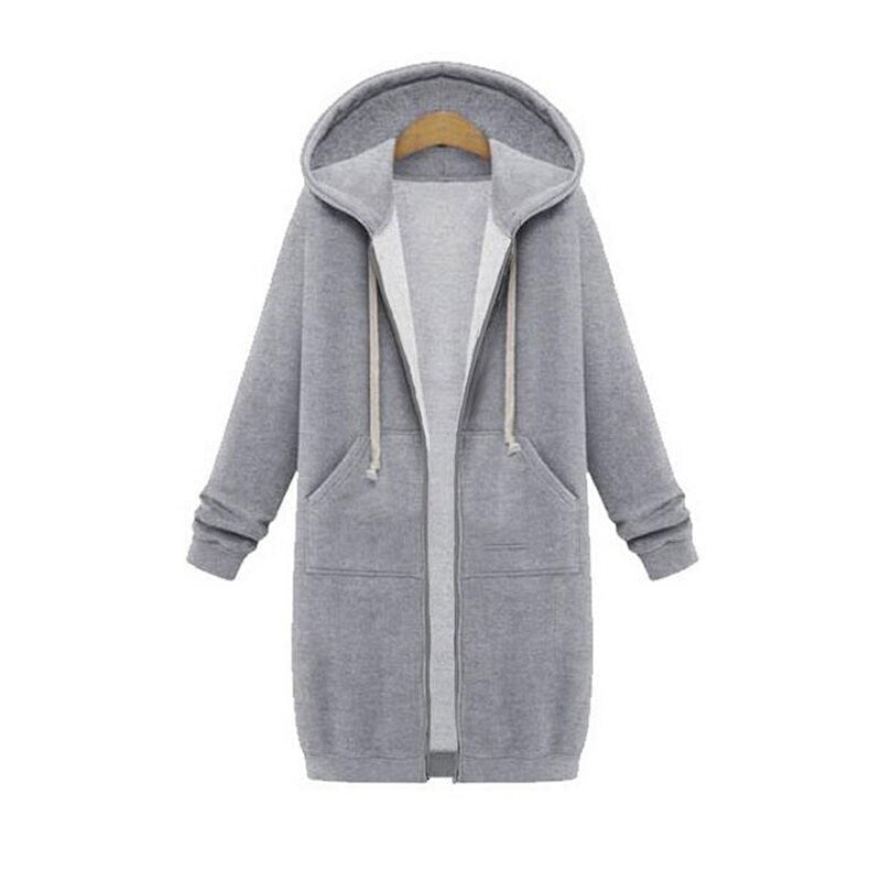 Drune | Chic Lange Sweatshirt-Jacke