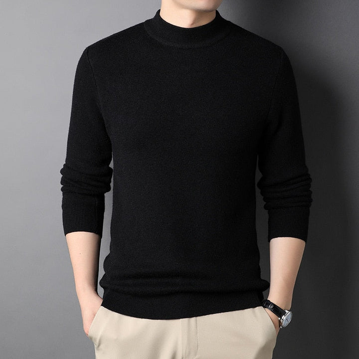 Drune | Pullover - Herren Pullover mit Halbrolkragen aus feiner Strickware