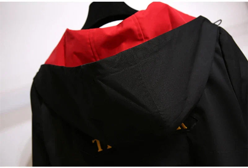 Drune | Übergroße Kapuzenwindbreaker-Jacke
