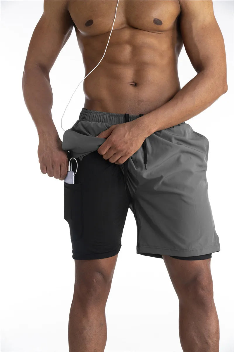 Drune | Laufshorts Mit Innenfutter Und Handytasche