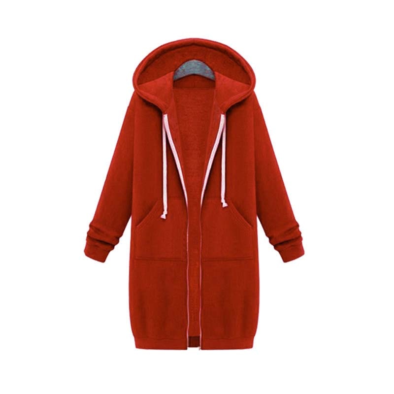 Drune | Chic Lange Sweatshirt-Jacke