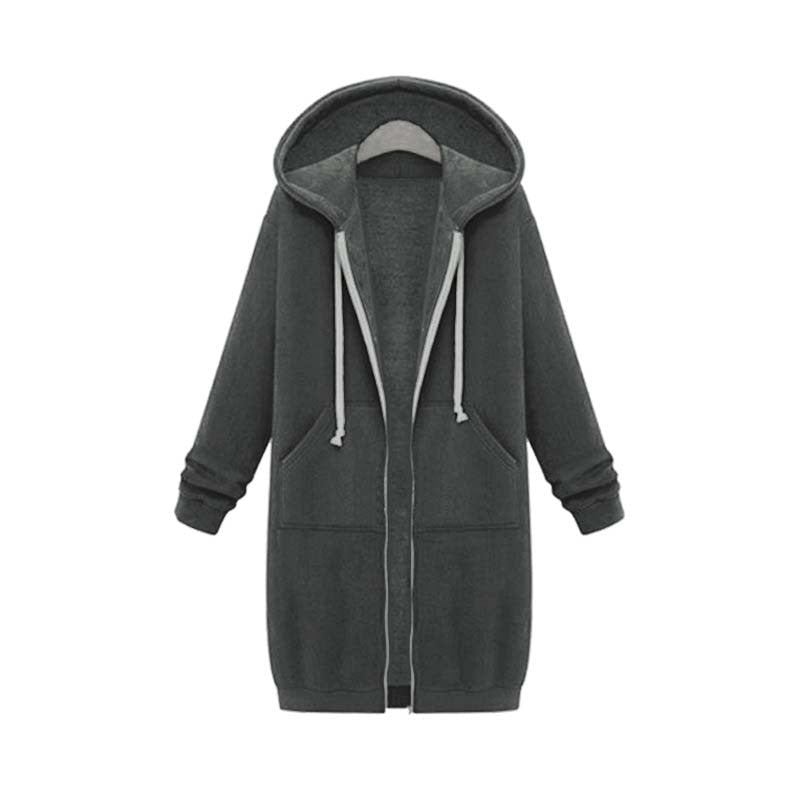 Drune | Chic Lange Sweatshirt-Jacke