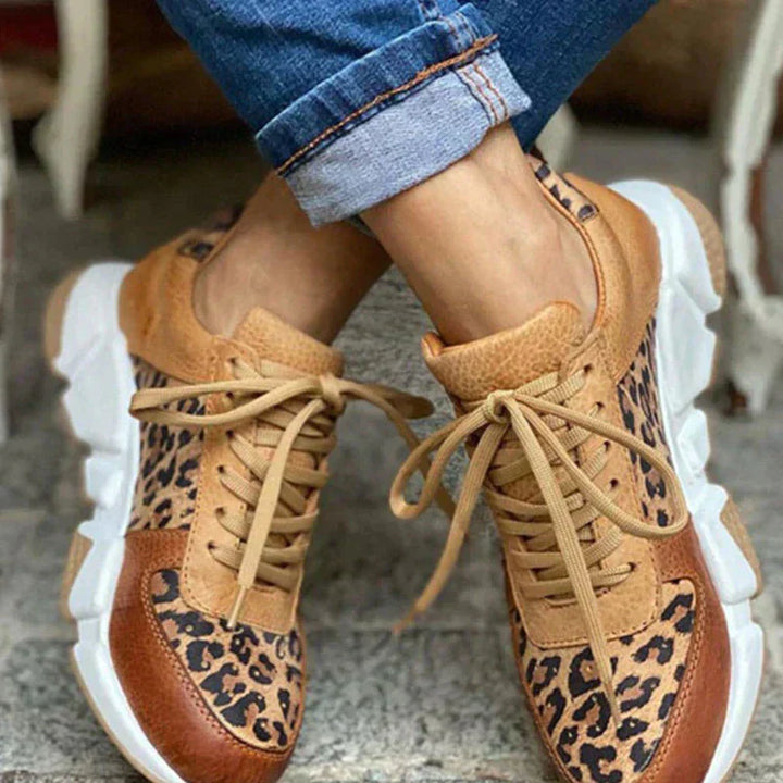 Drune | Bequeme Leoparden Sneakers
