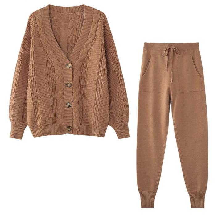 Drune | Bequemes 2-Teiliges Set für Frauen Weste und Hose