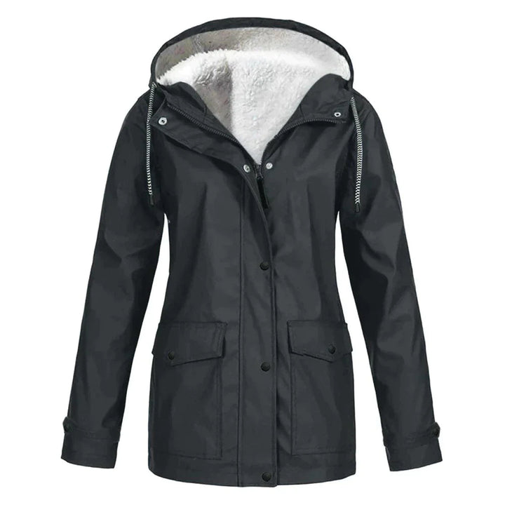 Drune | Rain jacket with teddy lining